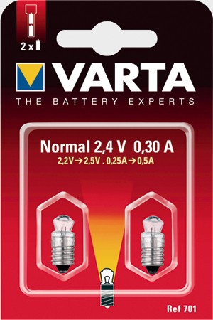 Bec 701 2,4V 0,3A Varta